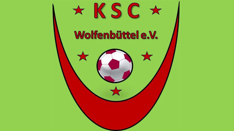 Rot-grünes Vereinslogo des Kurdischen Sportclubs Wolfenbüttel eingetragener Verein.