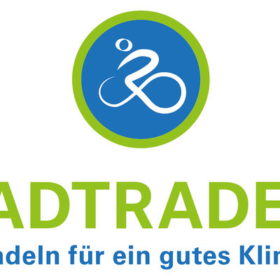 Logo des Klima-Bündnisses mit der Aufschrift "Stadtradeln. Radeln für ein gutes Klima".