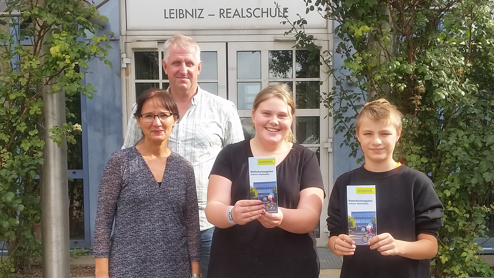 Die Leibniz-Realschule hat jetzt einen Radschulwegplan.