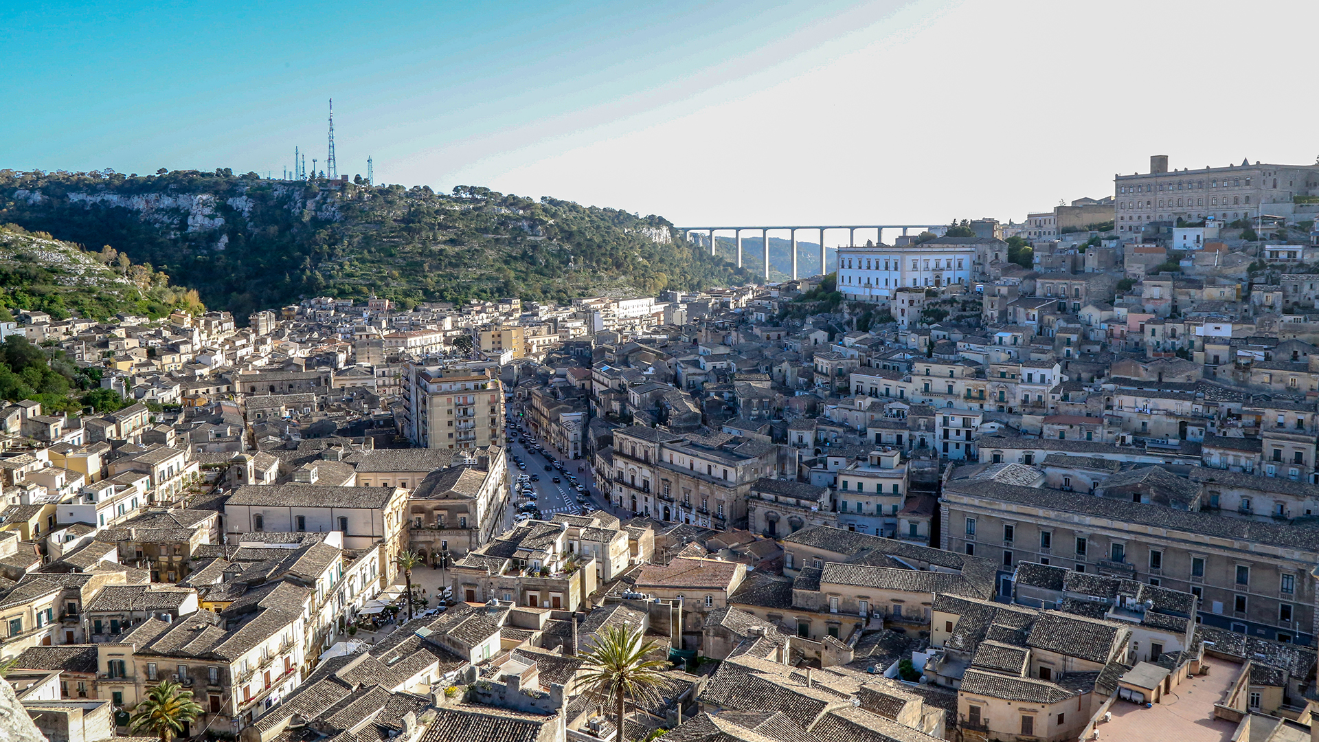 Blick auf die Stadt, die zum UNESCO-Welterbe erklärt wurde.