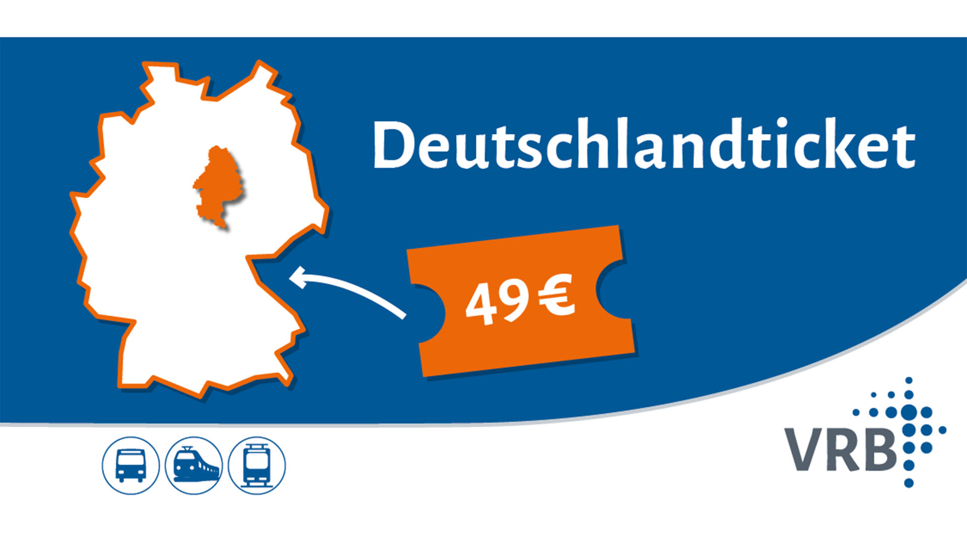 Abbildung eines Deutschlandtickets für 49 Euro