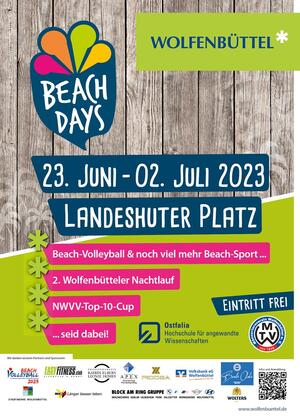 Veranstaltungsplakat der BeachDays 2023