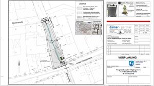 Neugestaltung der Fußgängerzone: Lageplan 3.Bauabschnitt